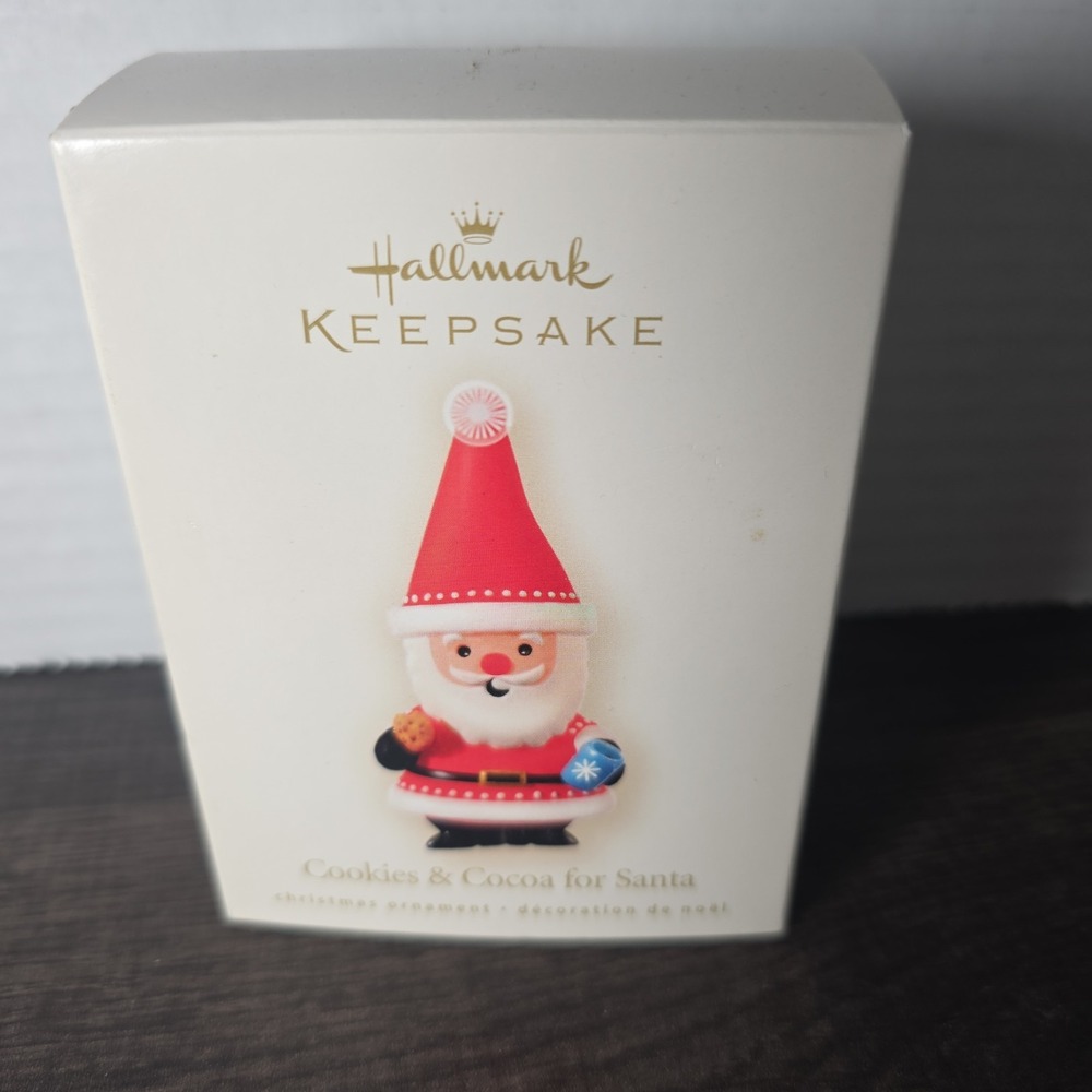 2008 Hallmark Cookies & Cocoa for Santa Christmas Ornament